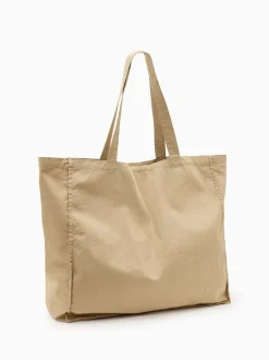 AllSaints Brown Large Biggy Tote Bag