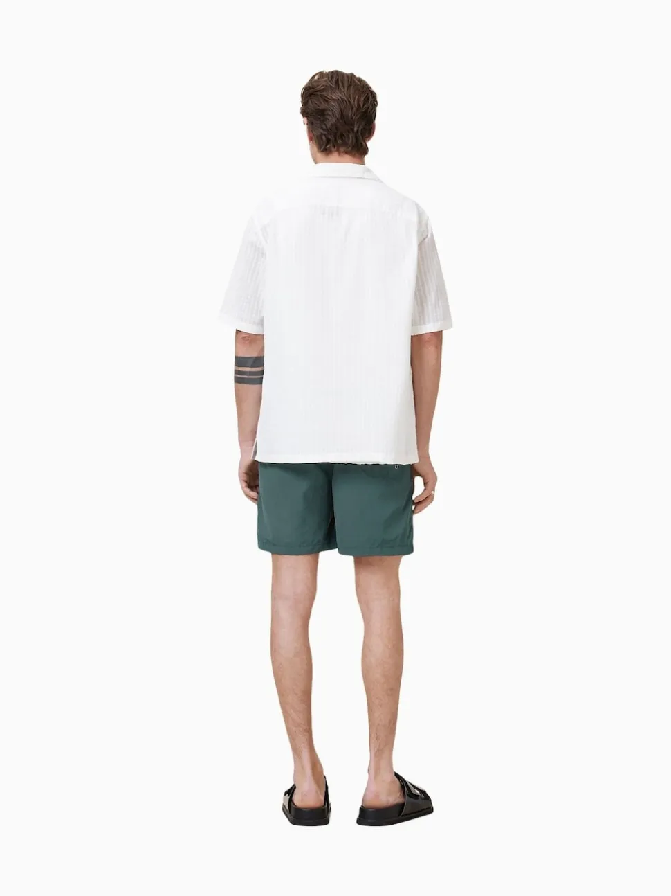 AllSaints Green Orlando Swim Shorts