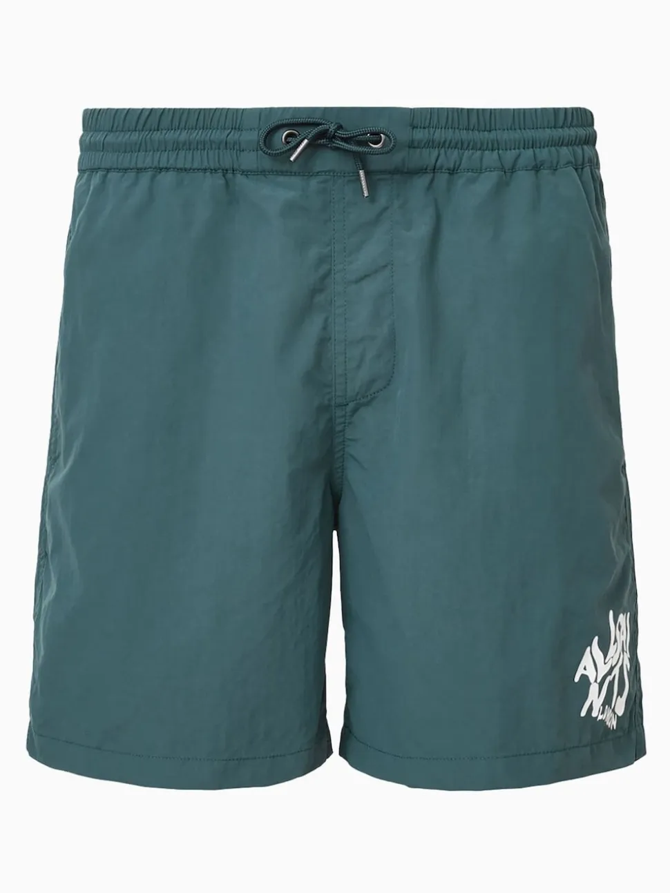 AllSaints Green Orlando Swim Shorts