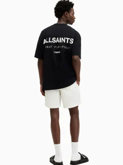 AllSaints Green Underground Swim Shorts