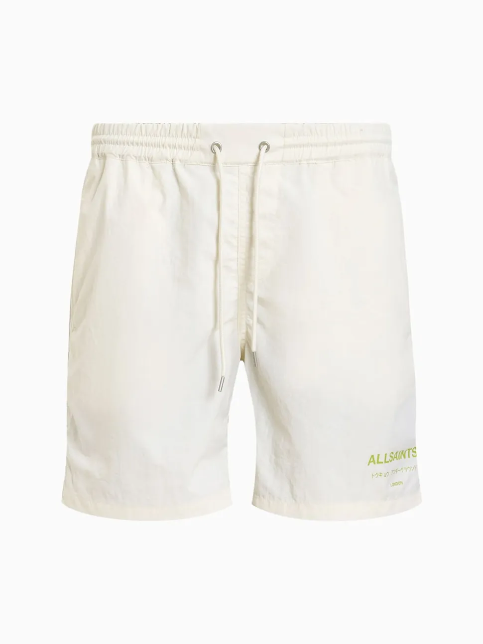 AllSaints Green Underground Swim Shorts