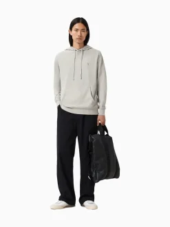 AllSaints Grey Brace Hoodie
