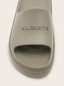AllSaints Grey Dune Sliders