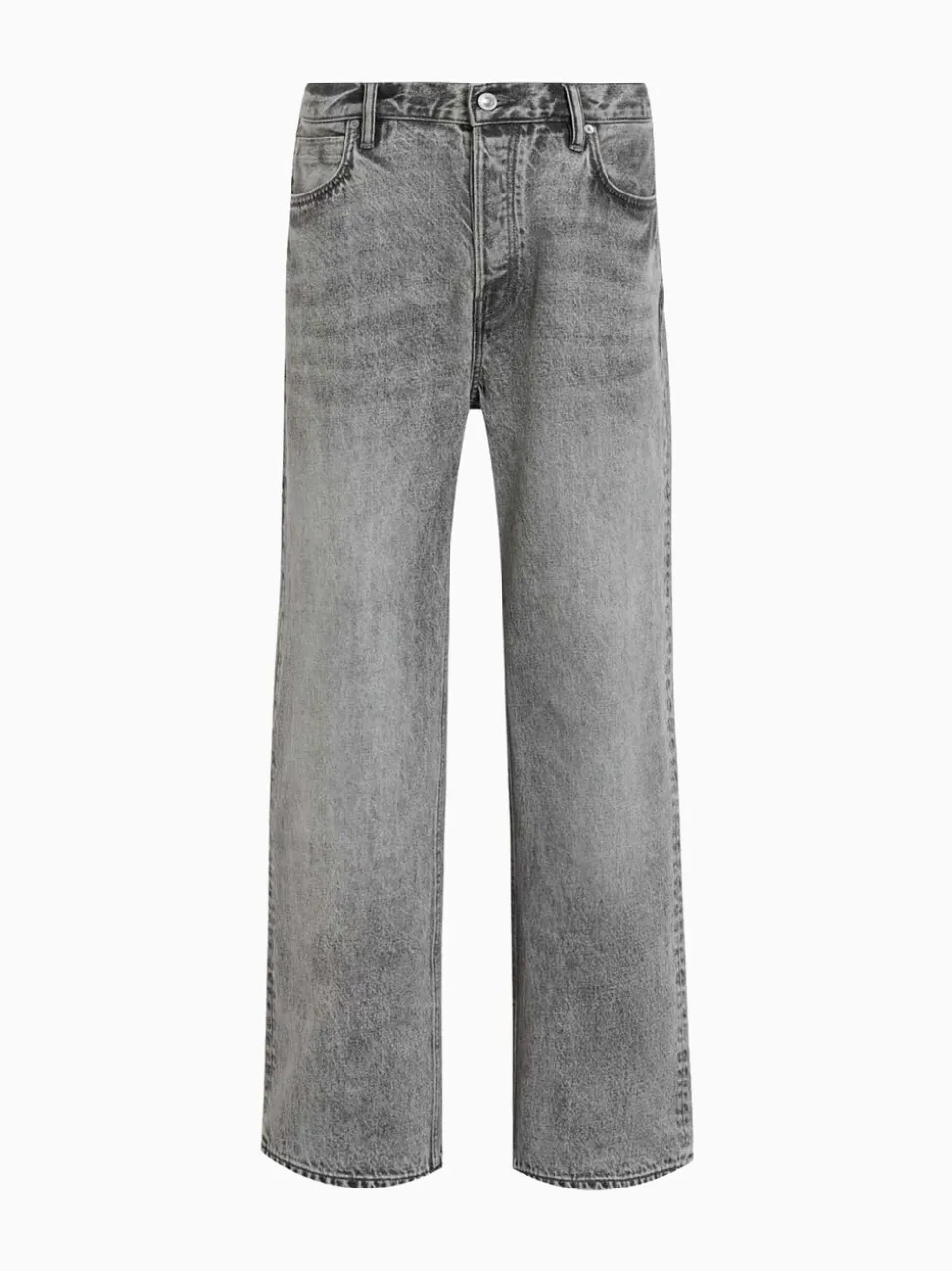 AllSaints Grey Lenny 100% Cotton Jeans