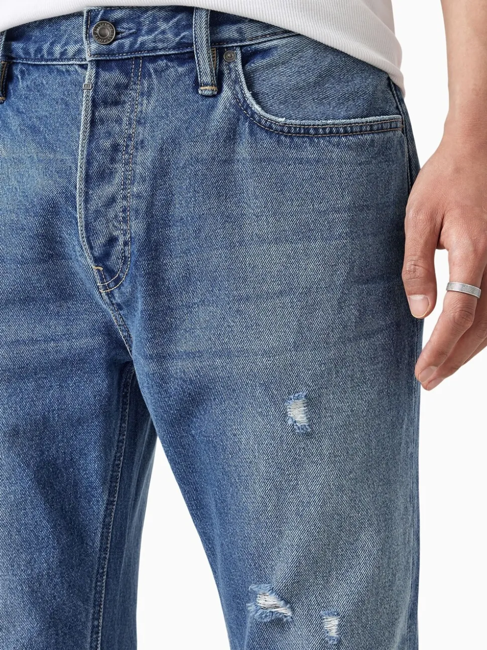 AllSaints Grey Reid Jeans