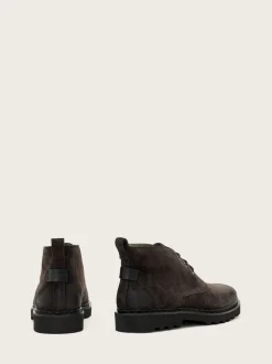 AllSaints Grey Skiff Mid Boots