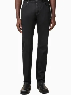 AllSaints Natural Iggy Washed Black Slim Fit Jeans