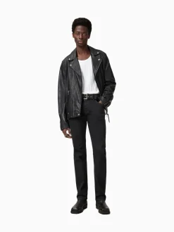 AllSaints Natural Iggy Washed Black Slim Fit Jeans