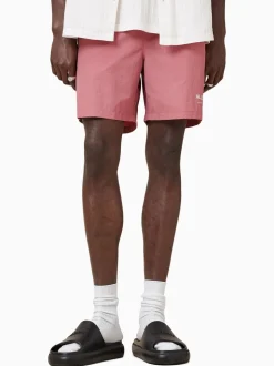 AllSaints Pink Underground Swim Shorts