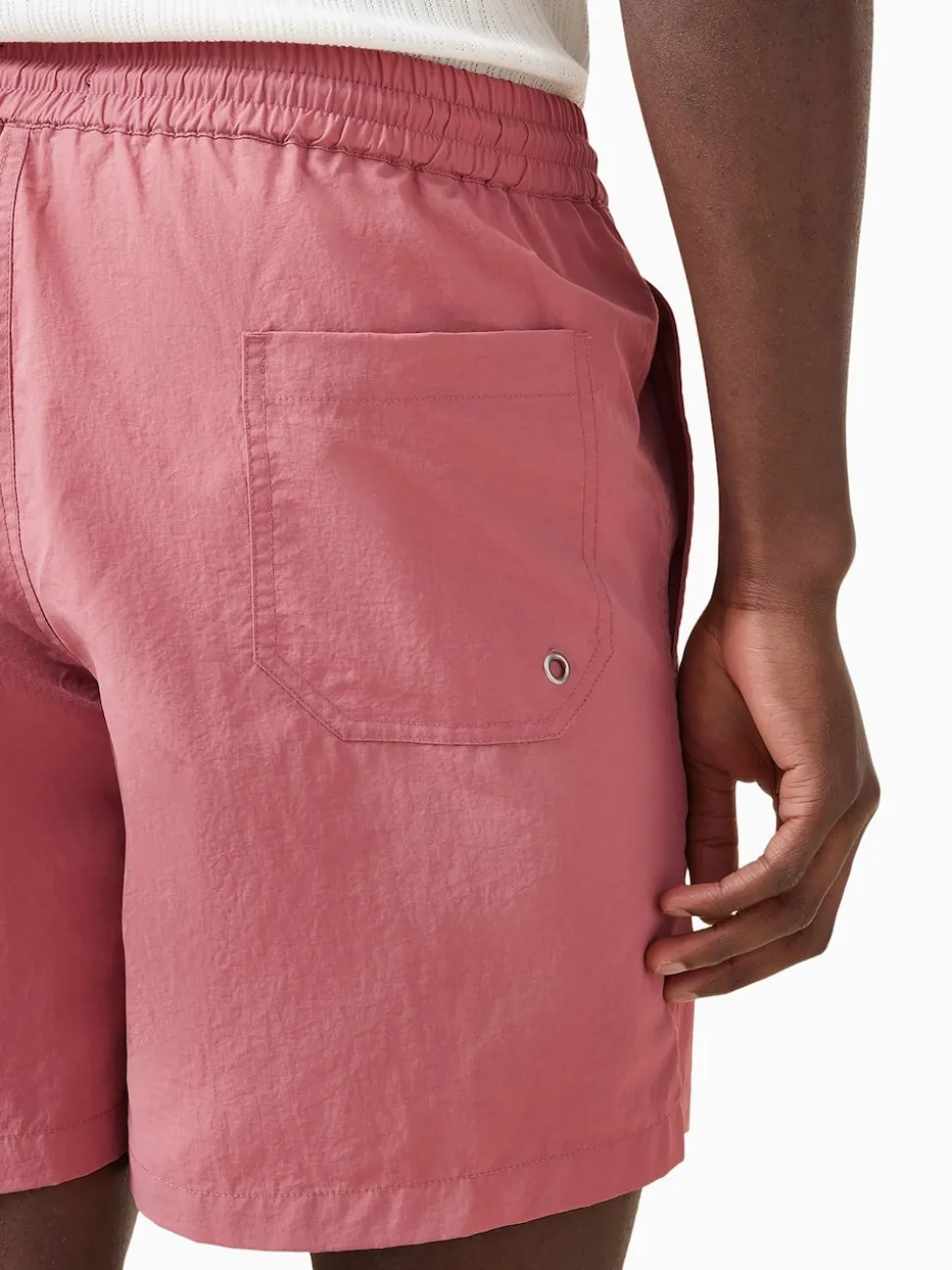 AllSaints Pink Underground Swim Shorts