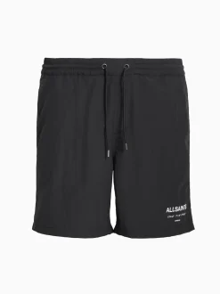 AllSaints Underground Black Swim Shorts