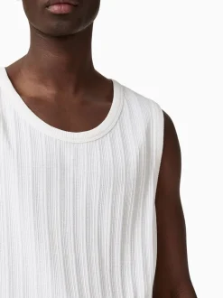 AllSaints White Denver Vest