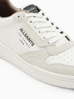 AllSaints White Regan Low Shoes