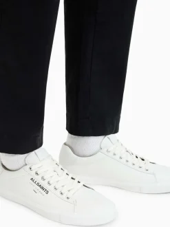 AllSaints White Underground Leather Low Top