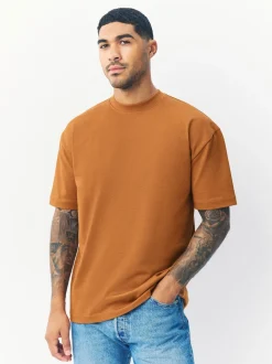 Amber Yellow Relaxed Fit Heavyweight T-Shirt