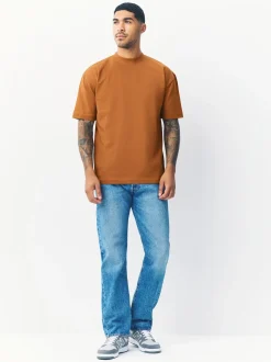 Amber Yellow Relaxed Fit Heavyweight T-Shirt