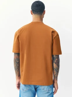 Amber Yellow Relaxed Fit Heavyweight T-Shirt