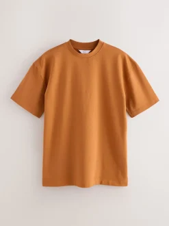 Amber Yellow Relaxed Fit Heavyweight T-Shirt