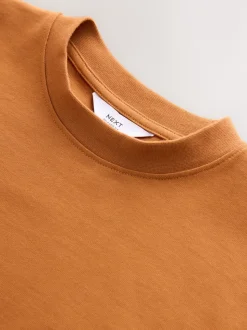 Amber Yellow Relaxed Fit Heavyweight T-Shirt