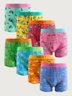 Animal Placement Print A-Front Boxers 8 Pack