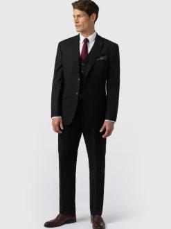 Antique Rogue Black Blake Texture Regular Jacket
