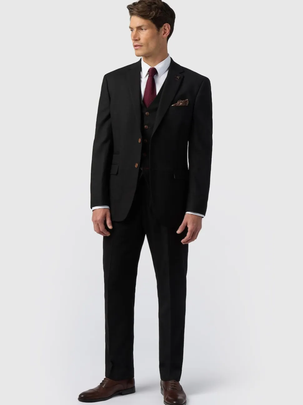 Antique Rogue Black Blake Texture Regular Jacket