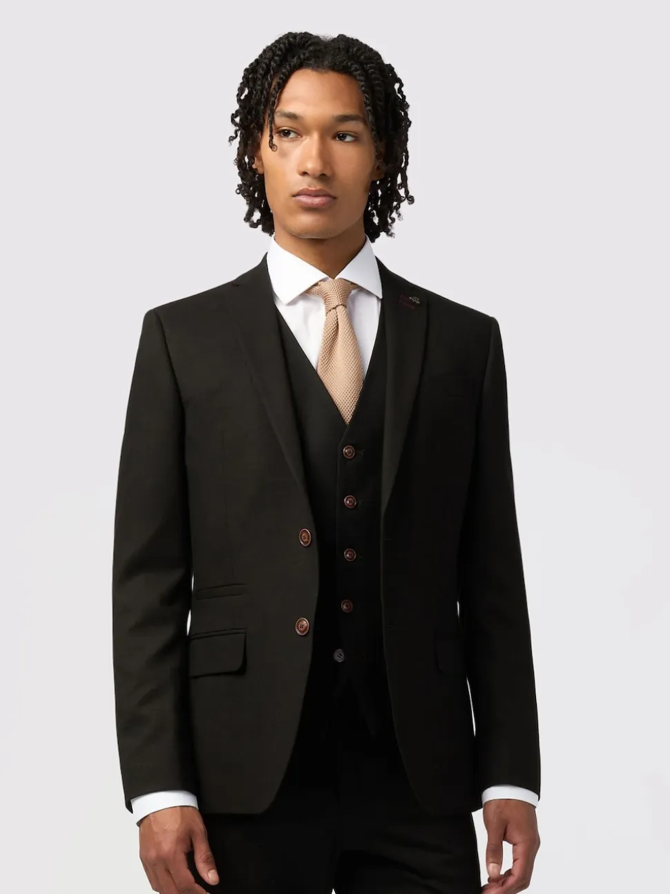 Antique Rogue Black Blake Texture Jacket