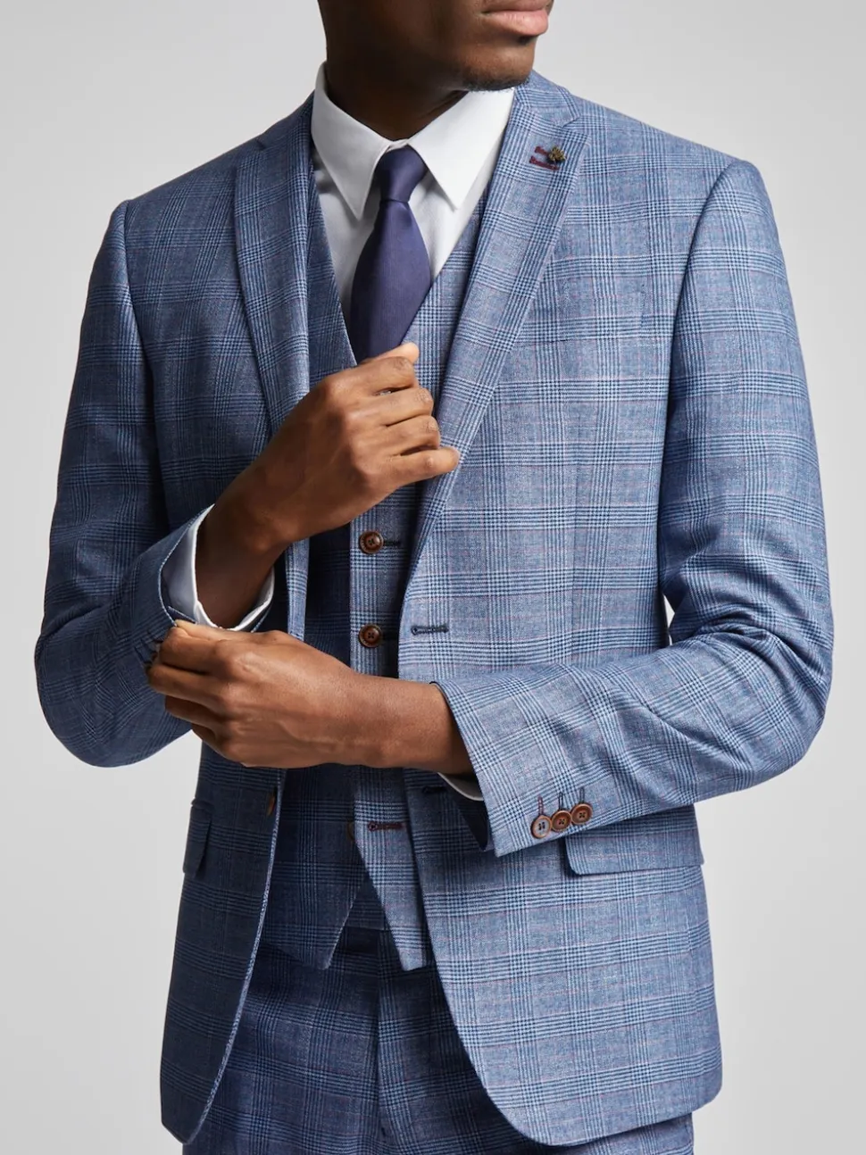 Antique Rogue Blue Hemlock Check Jacket