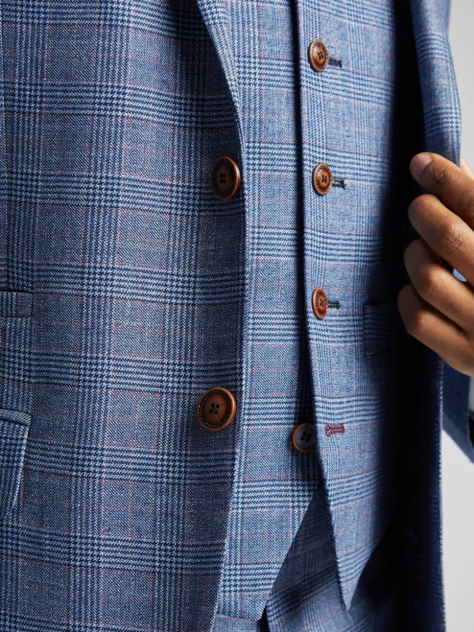 Antique Rogue Blue Hemlock Check Jacket