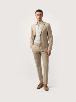 Antique Rogue Cream Slim Plain Jacket