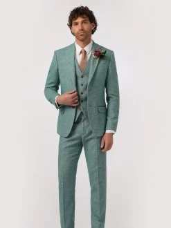 Antique Rogue Green Herringbone Tweed Jacket
