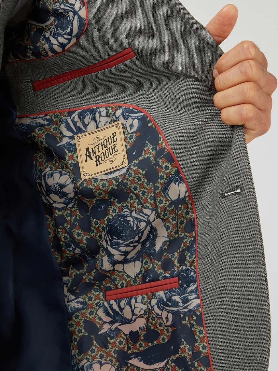 Antique Rogue Grey Blake Texture Jacket