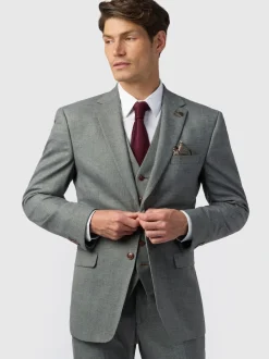 Antique Rogue Grey Blake Texture Regular Jacket