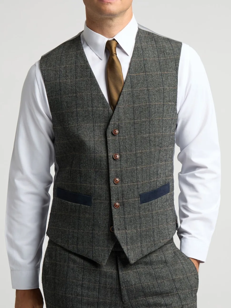 Antique Rogue Grey Emerson Grey Waistcoat