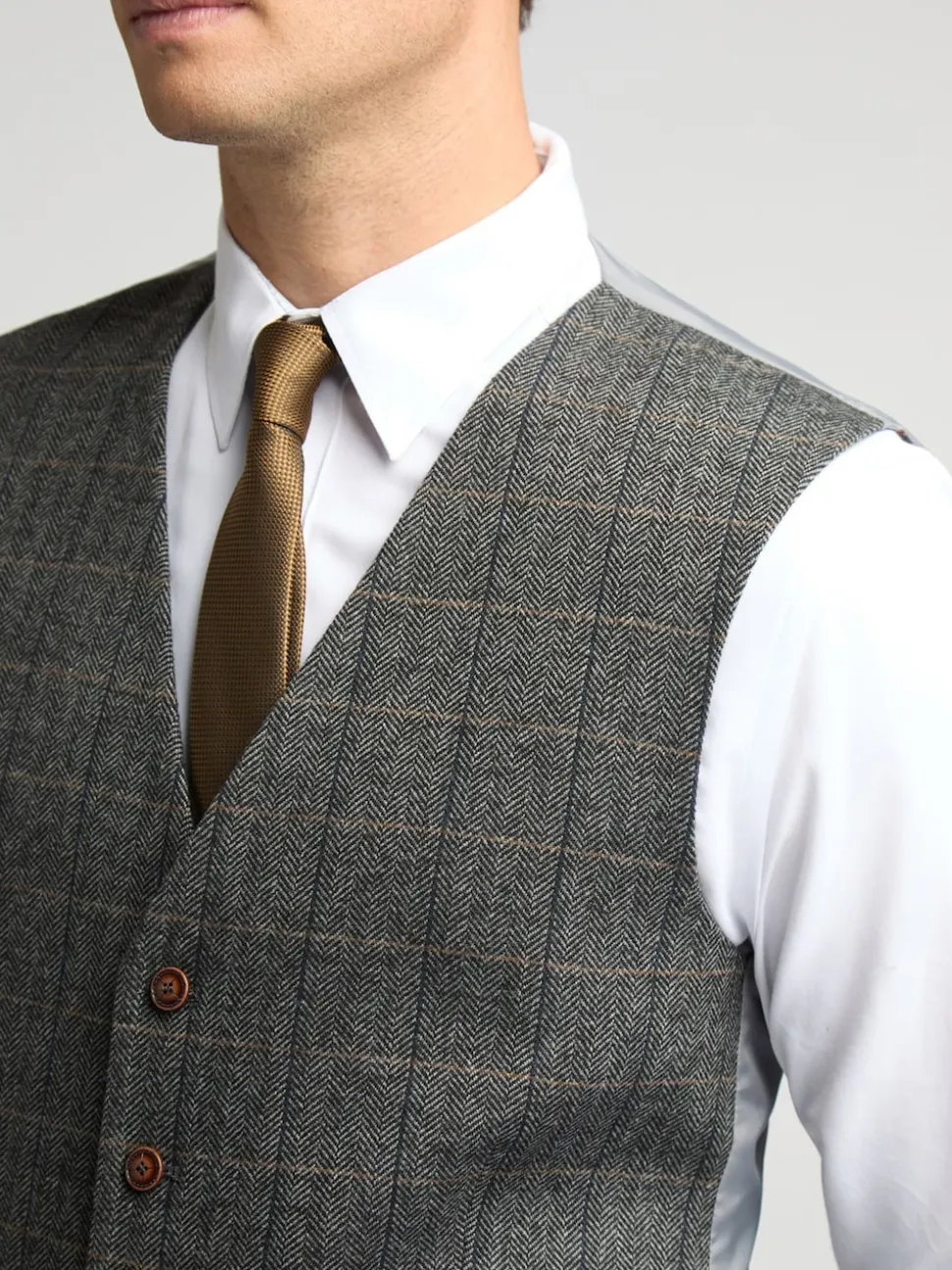 Antique Rogue Grey Emerson Grey Waistcoat