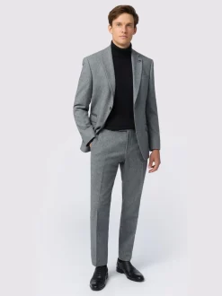 Antique Rogue Grey Herringbone Tweed Jacket
