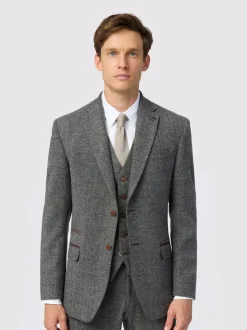 Antique Rogue Grey Jace Tweed Jacket