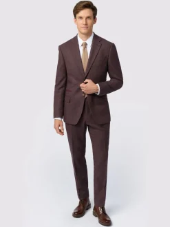 Antique Rogue Red Herringbone Tweed Jacket