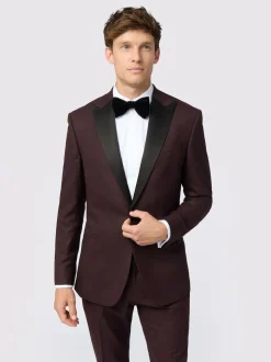Antique Rogue Red Texture Dinner Jacket