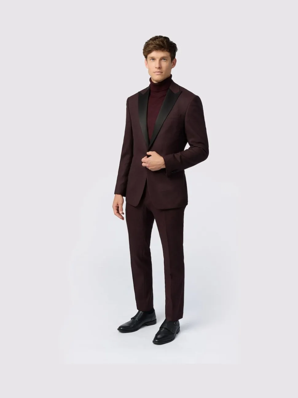Antique Rogue Red Texture Dinner Jacket