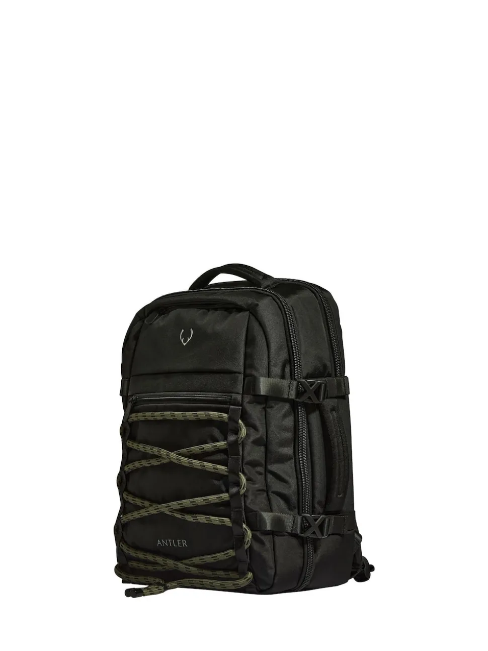 Antler Black Discovery Backpack in Black