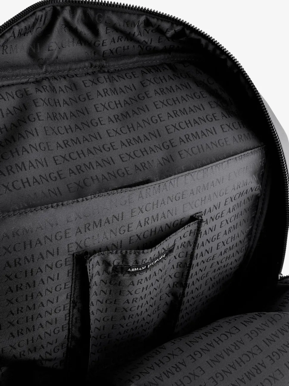 Armani Exchange Logo Black Backpack