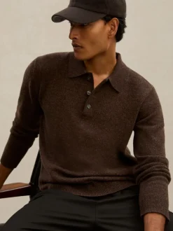 Atelier Chocolate Brown Blake Atelier 100% Cashmere Cap