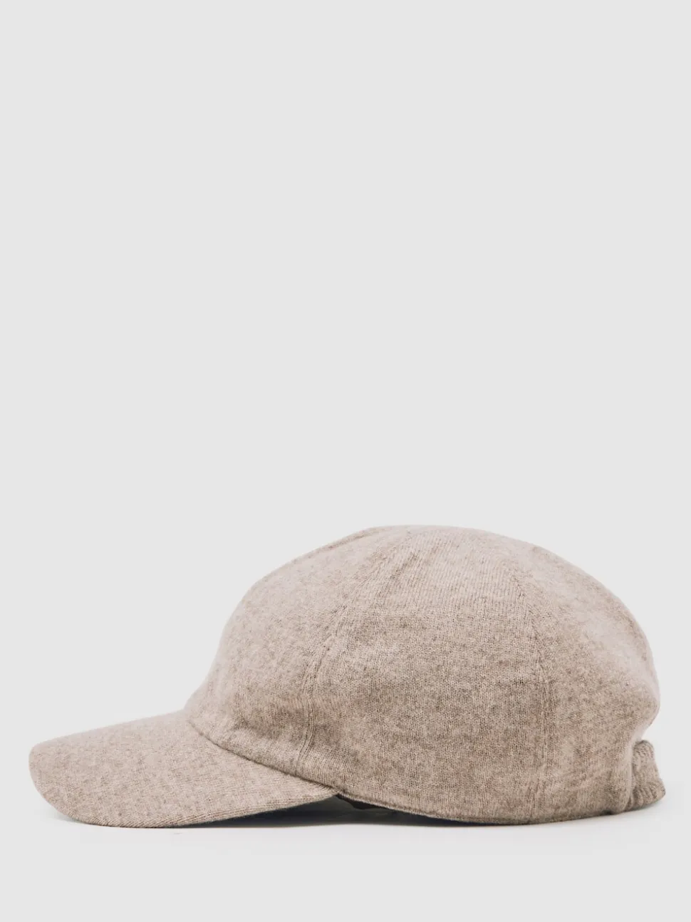 Atelier Oatmeal Melange Blake Atelier 100% Cashmere Cap