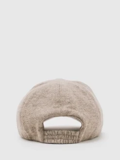 Atelier Oatmeal Melange Blake Atelier 100% Cashmere Cap