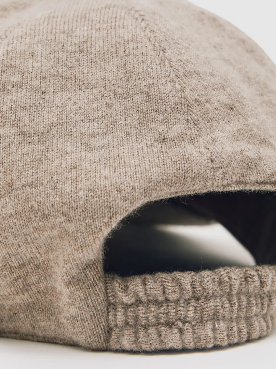 Atelier Oatmeal Melange Blake Atelier 100% Cashmere Cap