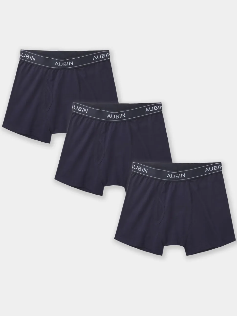 Aubin Blue Fen Boxers 3 Pack