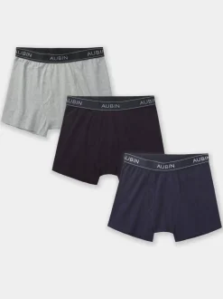 Aubin Fen Black Boxers 3 Pack