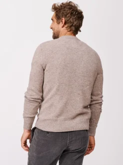 Aubin Phillips Lambswool Natural Crew Neck Jumper
