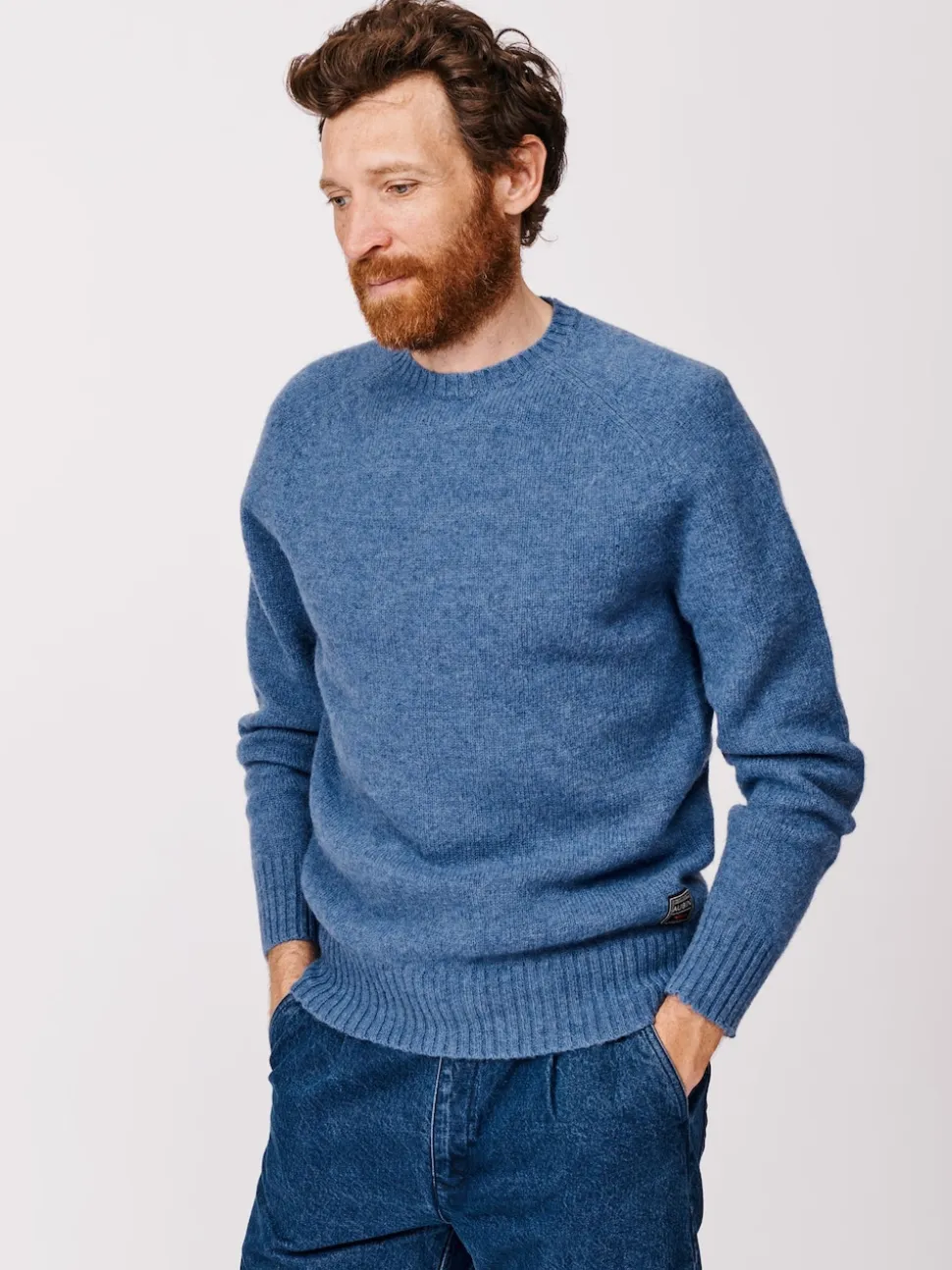 Aubin Prestwick Shetland Crew Jumper